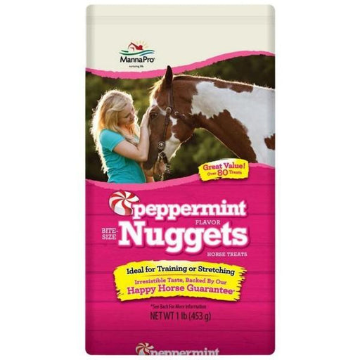 Manna Pro Peppermint Nuggets Horse Treats, 4lb