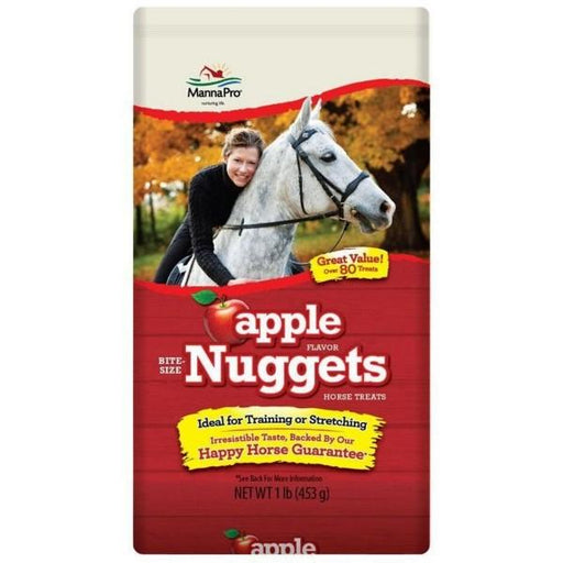 Manna Pro Apple Nuggets Horse Treats, 4lb