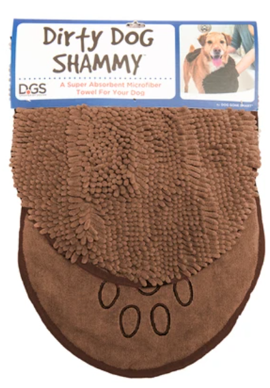 Dirty Dog Shammy Towel, Brown