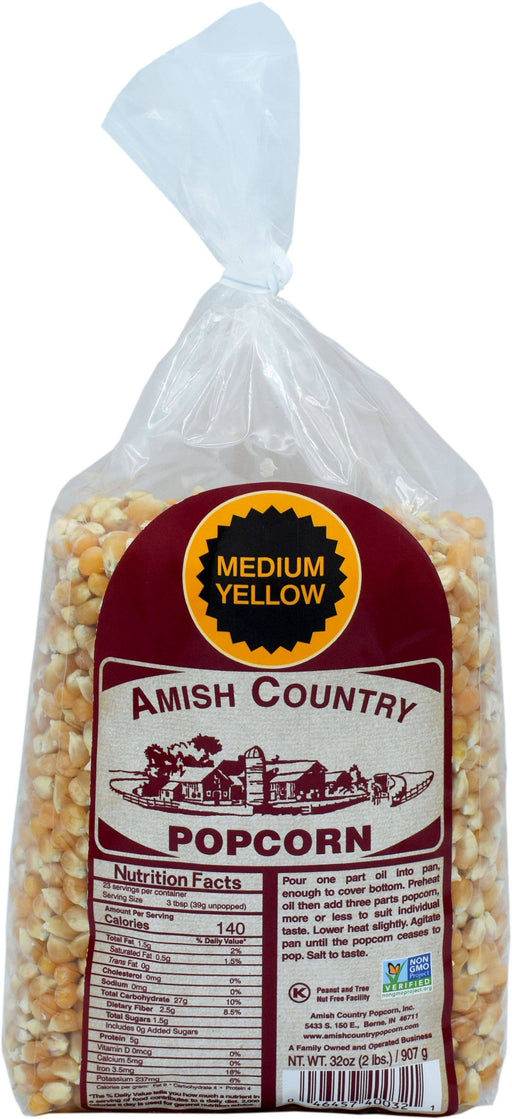 2lb Bag of Medium Yellow Popcorn