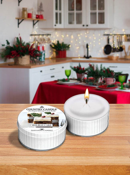 Country Candle by Kringle, Holiday Cake, Single Daylight