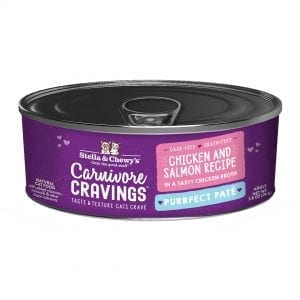 Stella & Chewy's Carnivore Cravings Purrfect Pate Chicken & Salmon Recipe Canned Cat Food