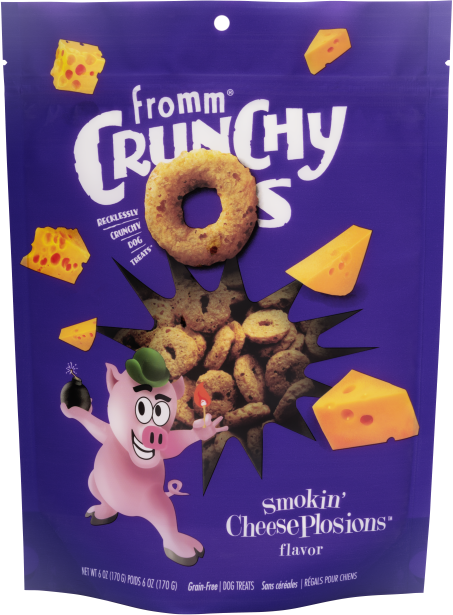 Fromm Crunchy O's CheesePlosions Flavor Dog Treats