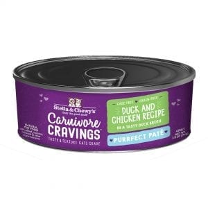 Stella & Chewy's Carnivore Cravings Purrfect Pate Duck & Chicken Recipe Canned Cat Food