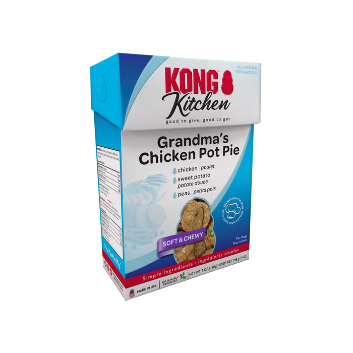 KONG Kitchen Soft & Chewy Grandma’s Chicken Pot Pie Dog Treats, 7oz
