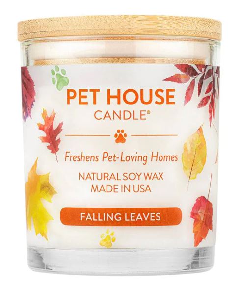 Pet House Candle, Falling Leaves