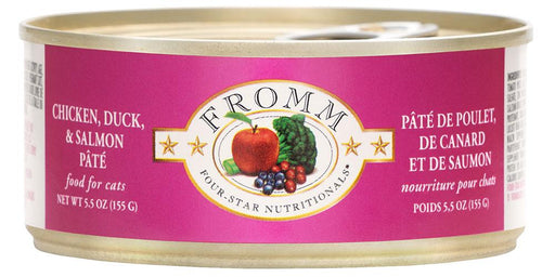 Fromm Four Star Chicken, Duck & Salmon Pate Cat Food Can