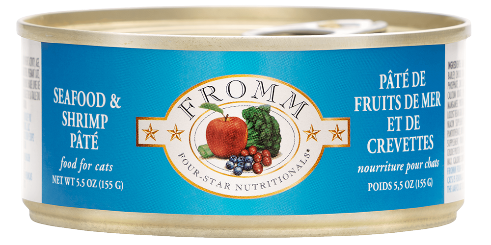 Fromm Four Star Seafood & Shrimp Pate Cat Can