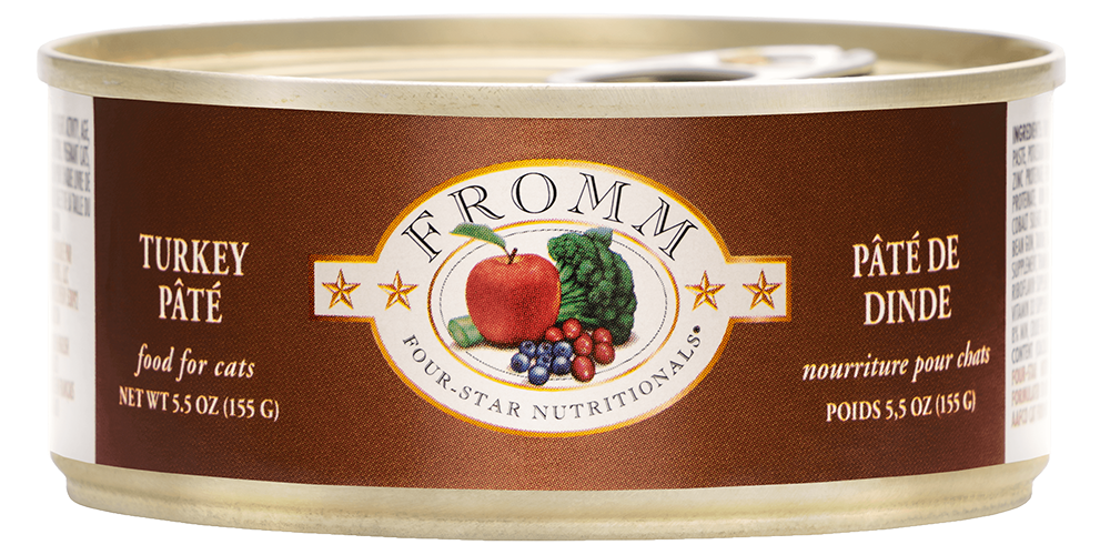 Fromm Four Star Turkey Pate Cat Food Can