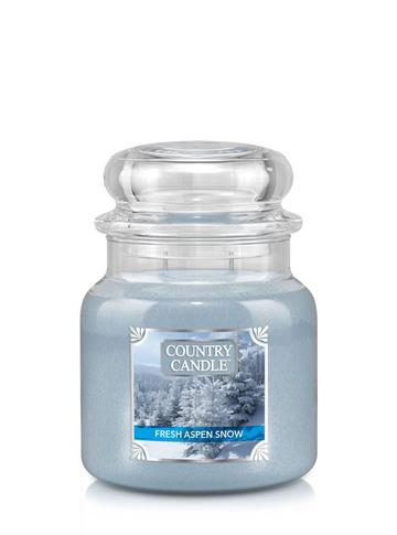Country Candle by Kringle, Fresh Aspen Snow, 2-wick Jars