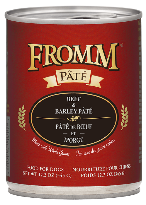 Fromm Beef & Barley Pâté Can Dog Food