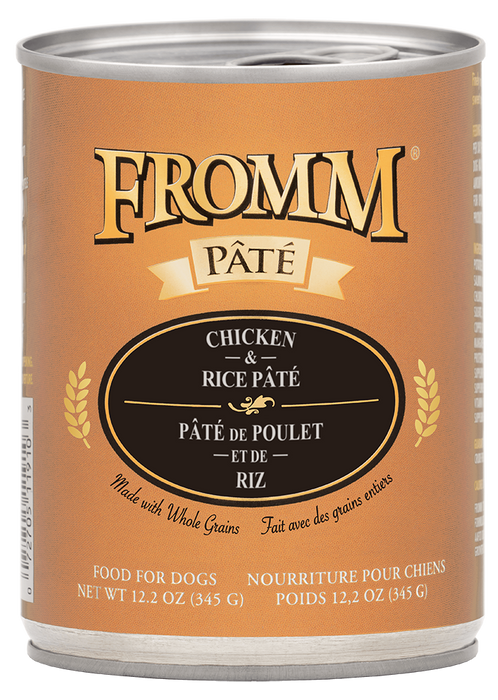 Fromm Classic Pate Chicken & Rice Canned Dog Food, 12.5oz