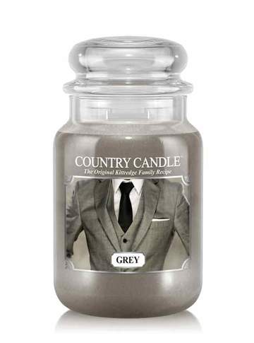 Country Candle by Kringle, Grey, 2-wick Jars