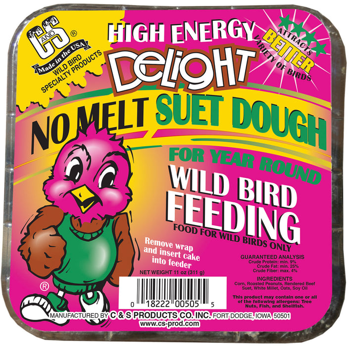 High Energy Delight No Melt Suet Dough, 11oz