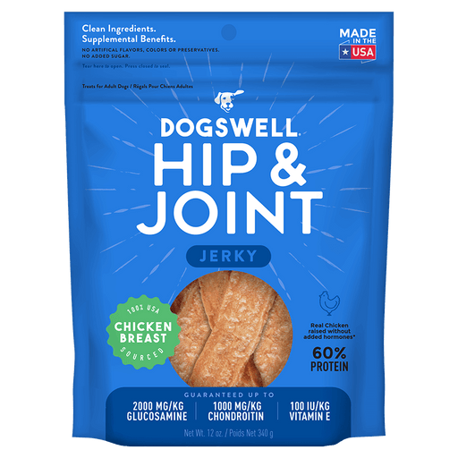 Dogswell Hip & Joint Jerky Treats, Chicken Breast, 24oz