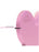 ID Tag Basic Small Heart Pink in Aluminum