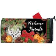 Holiday Mailbox Cover, Spiced Oranges