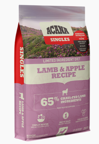 ACANA Singles Limited Ingredient Diet Lamb and Apple Formula  Grain Free Dry Dog Food