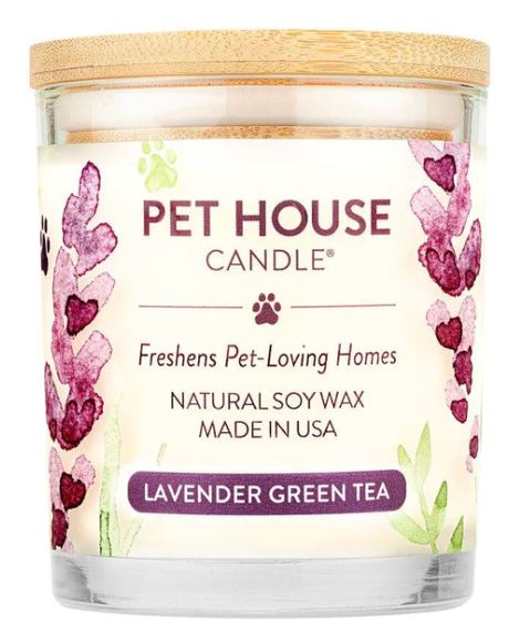 Pet House Candle, Lavender Green Tea