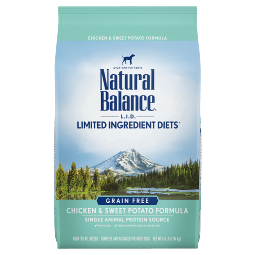 Natural Balance L.I.D. Limited Ingredient Diets Grain Free Chicken & Sweet Potato Formula