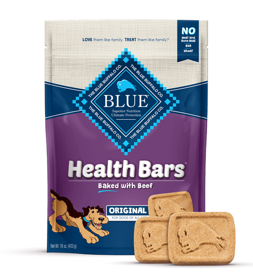 Blue Health Bars Baked With Real Beef Dog Treats, 16oz