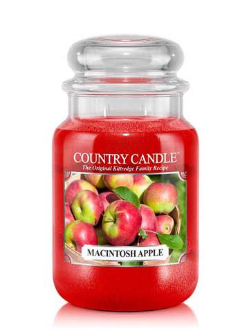 Country Candle by Kringle, Macintosh Apple, 2-wick Jars