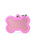 Id Tag - Hushtag Collection - Aluminium Pink Bone With Pink Rubber