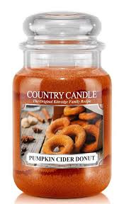 Country Candle by Kringle, Pumpkin Cider Donut, 2-wick Jars