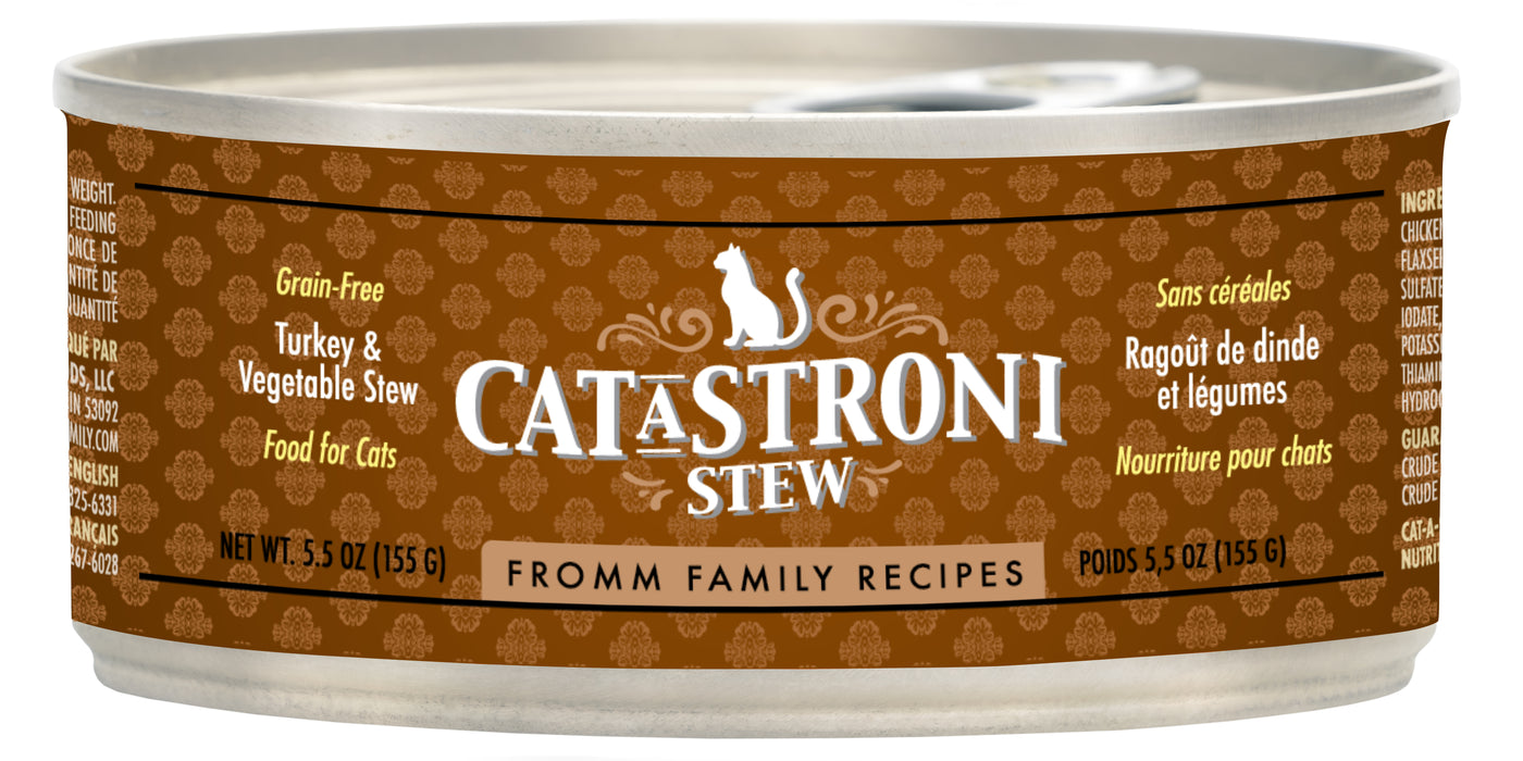 Fromm Family Recipes Cat-A-Stroni Stews Turkey & Vegetables Canned Cat Food
