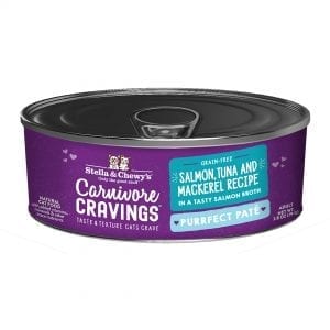 Stella & Chewy's Carnivore Cravings Purrfect Pate Salmon & Tuna Recipe Canned Cat Food