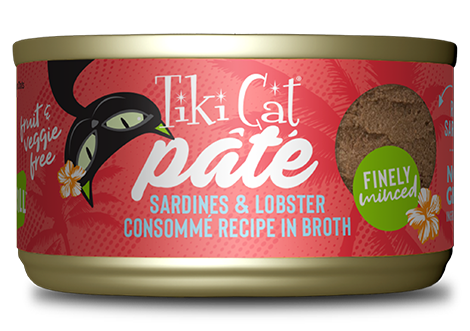 Tiki Cat Grill™ Sardines & Lobster in Broth, 2.8oz