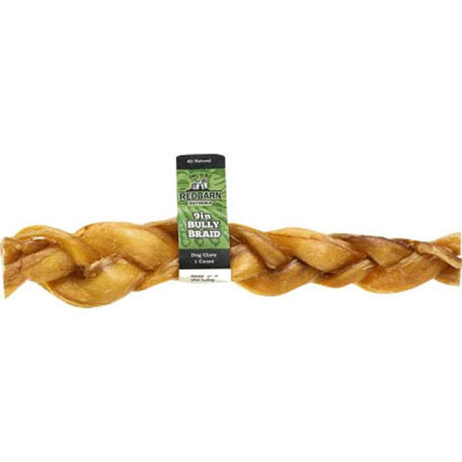 Redbarn Naturals Braided Bully Stick, 9 inches