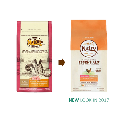 Nutro Wholesome Essentials Small Breed Puppy Dry Dog Food Farm-Raised Chicken, Brown Rice, & Sweet Potato Recipe