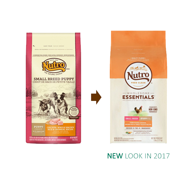 Nutro Wholesome Essentials Small Breed Puppy Dry Dog Food Farm-Raised Chicken, Brown Rice, & Sweet Potato Recipe
