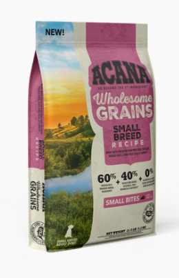 ACANA Wholesome Grains, Small Breed Recipe Dry Dog Food